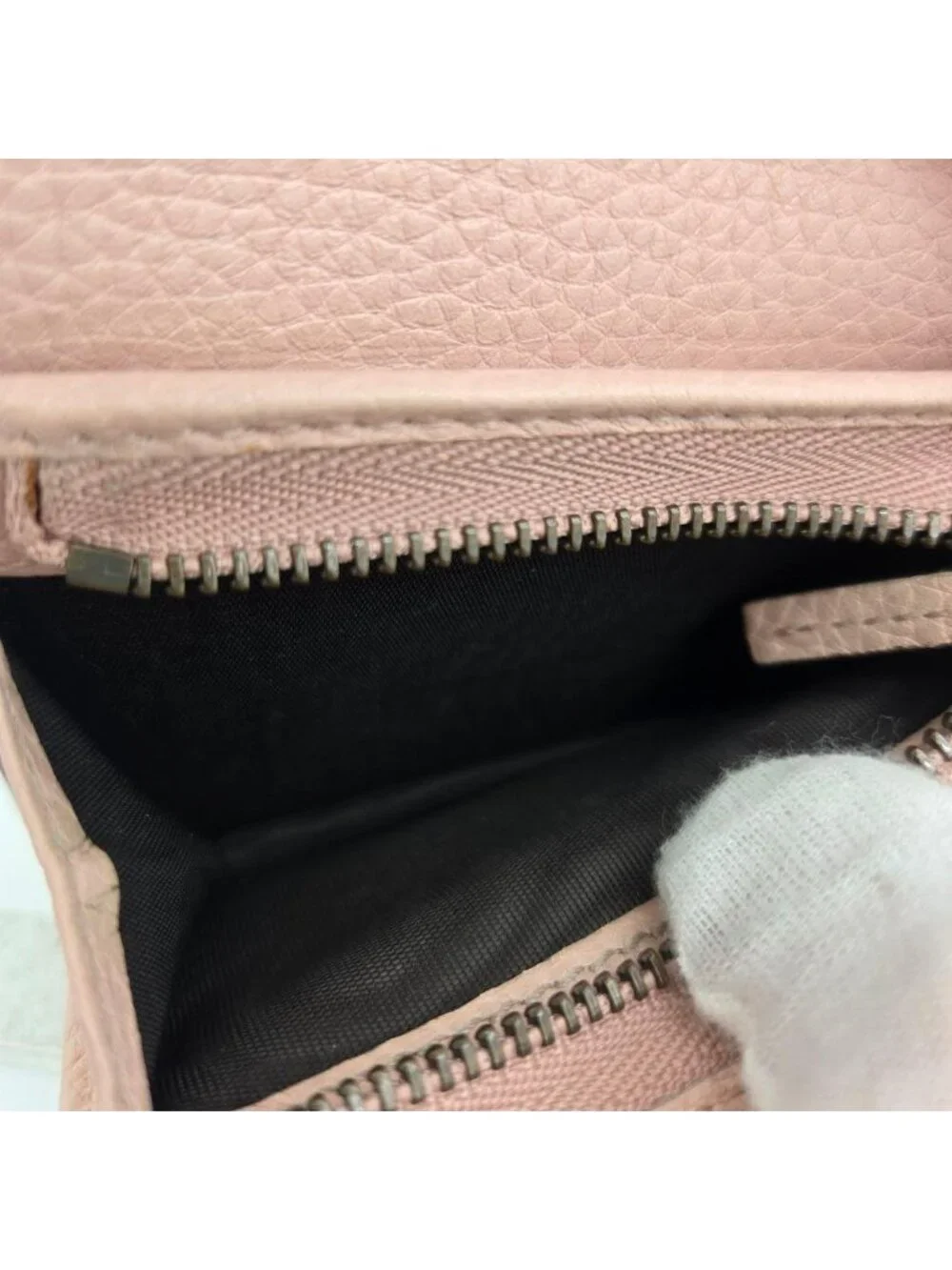 Gucci Fold Wallet Animalier Bee Leather